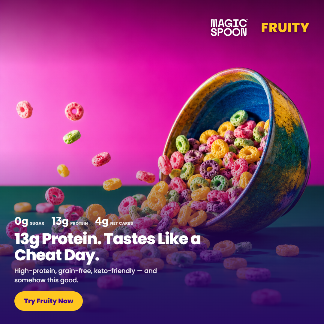 AI product image: cereal, Fruity