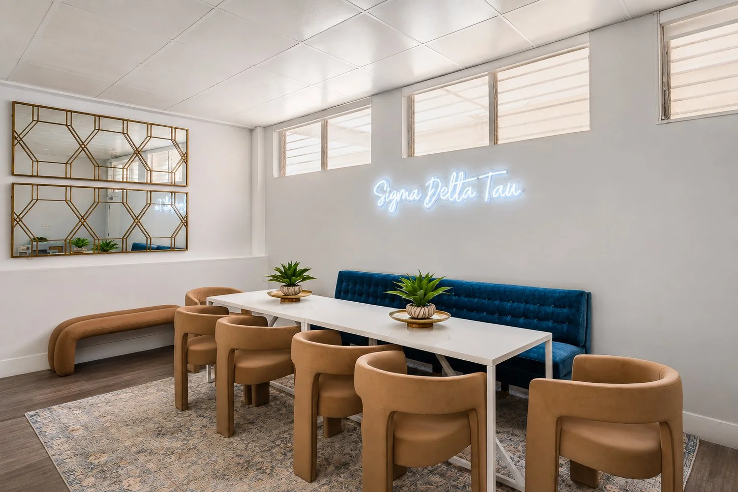 University of Miami Sorority House interior photography by SAIRS