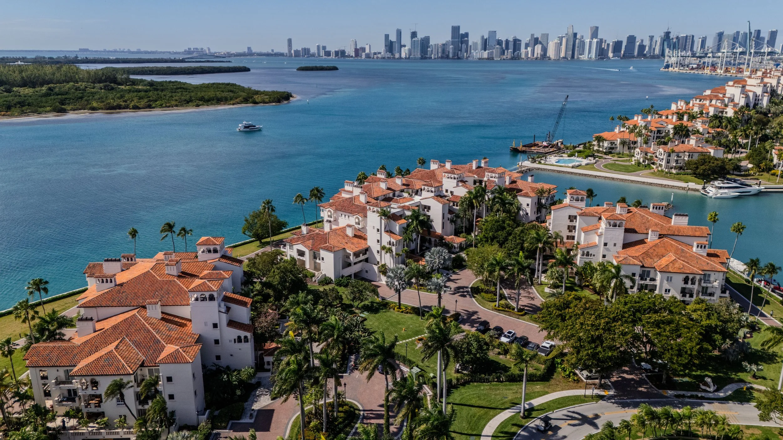 Aerial drone view of a South Florida property captured by SAIRS, showing real estate and inspection imaging services in Miami