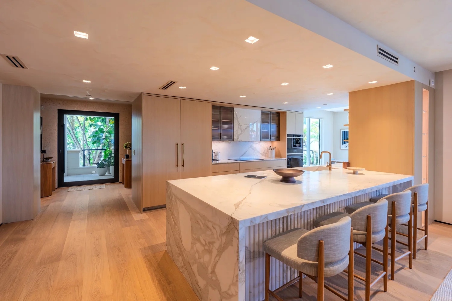 Luxury living area photographed for South Florida real estate photography and premium property marketing