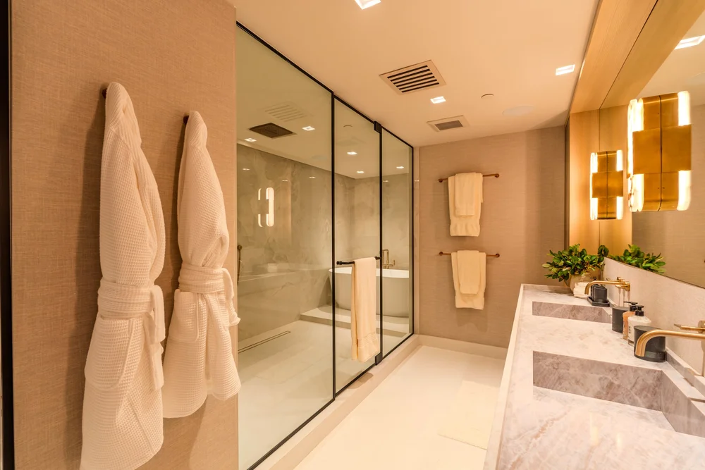 Luxury bathroom photography for high end real estate marketing in South Florida