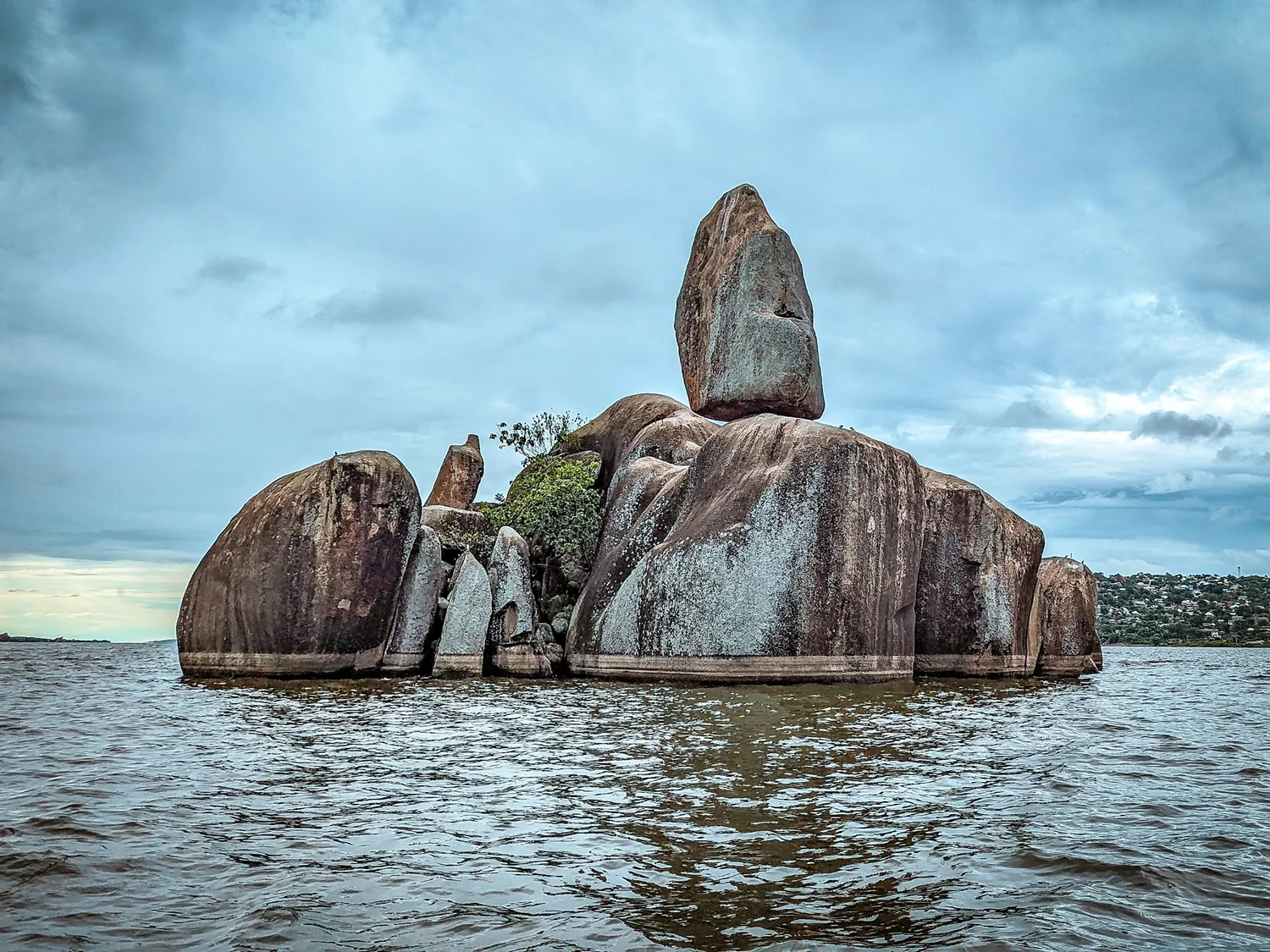 Mwanza — Lake Victoria sunset or rock formations at Bismarck Rock