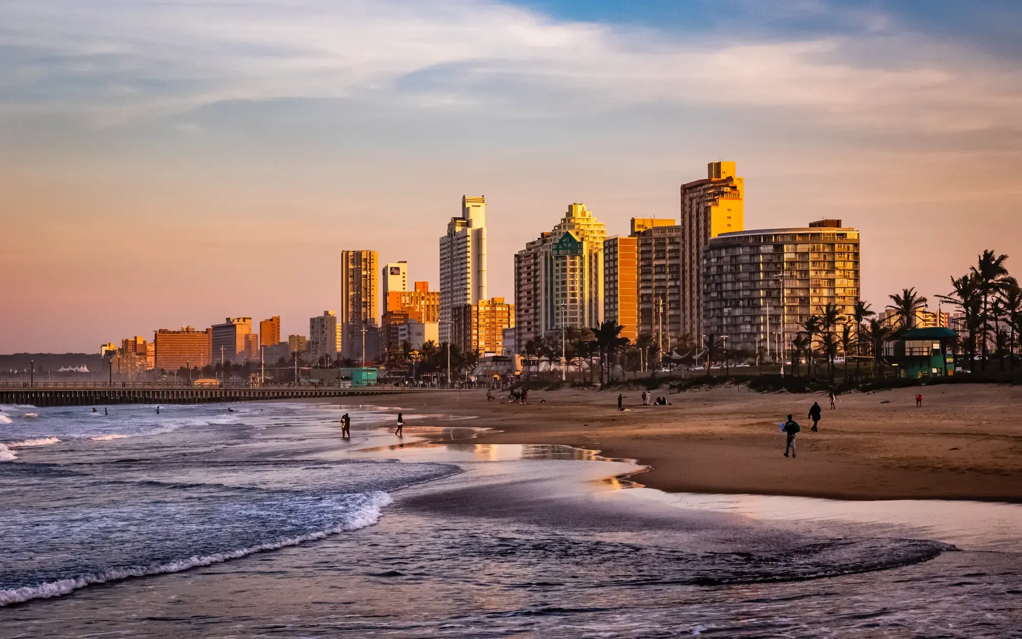 Durban — Golden Mile beach or the Indian quarter spice market