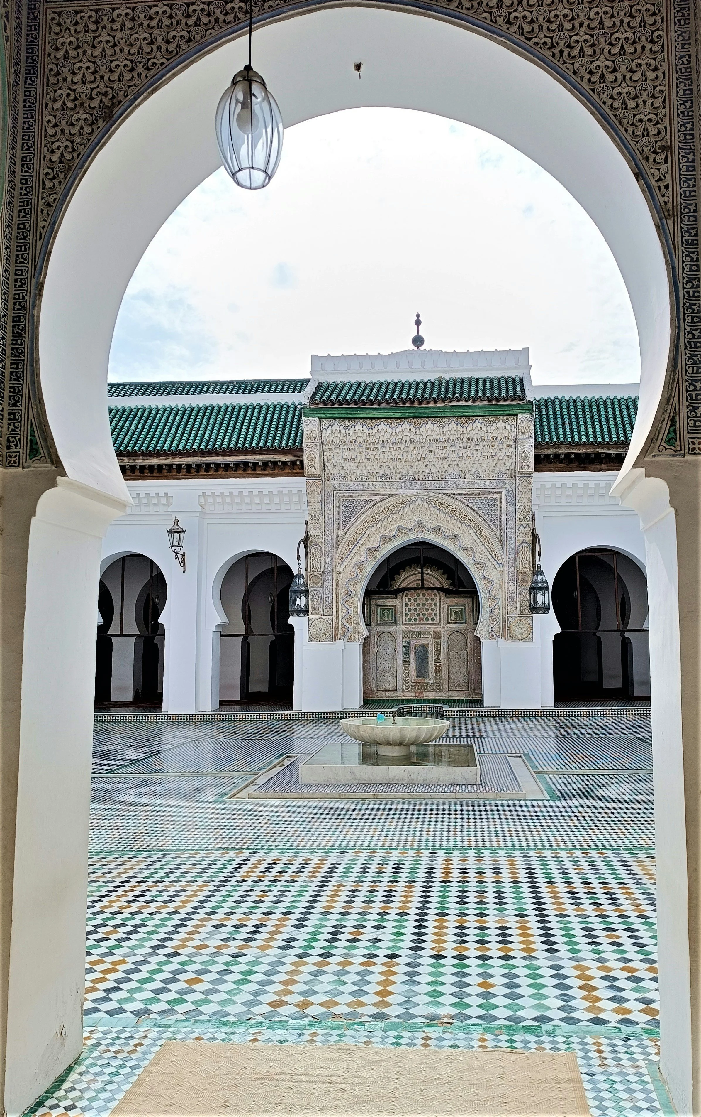 Moroccan zellige mosaic tilework
