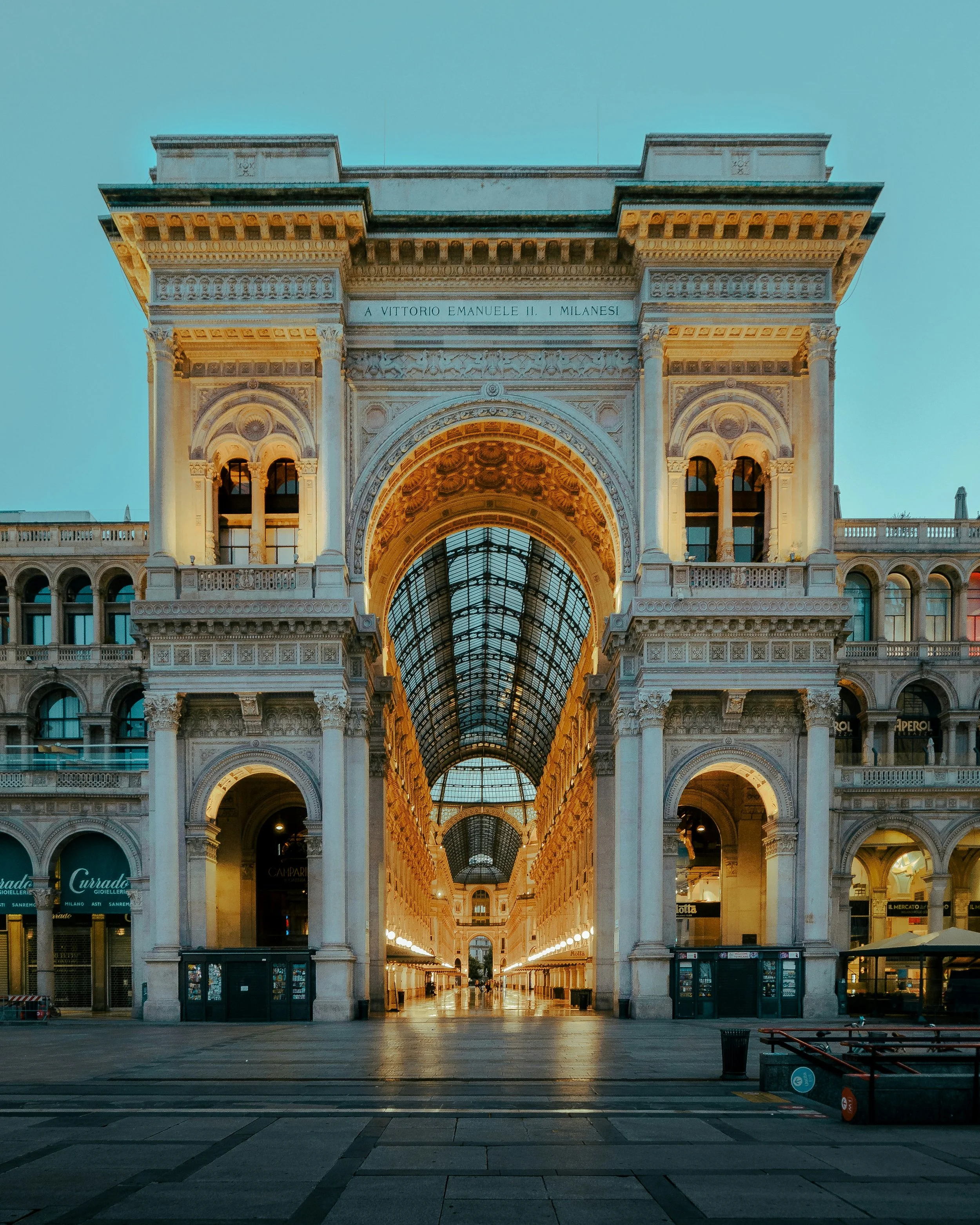 Milan — the Duomo or Galleria Vittorio Emanuele II