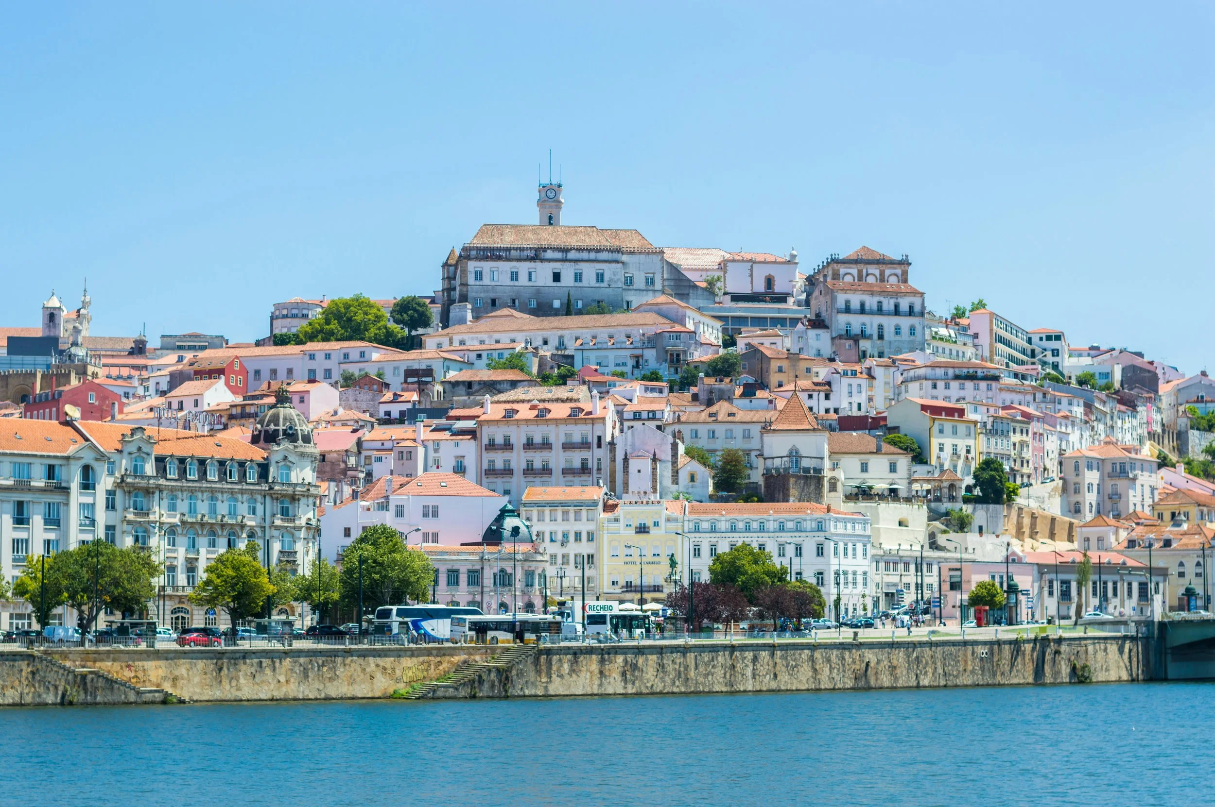 Coimbra — university hilltop or students in black academic capes