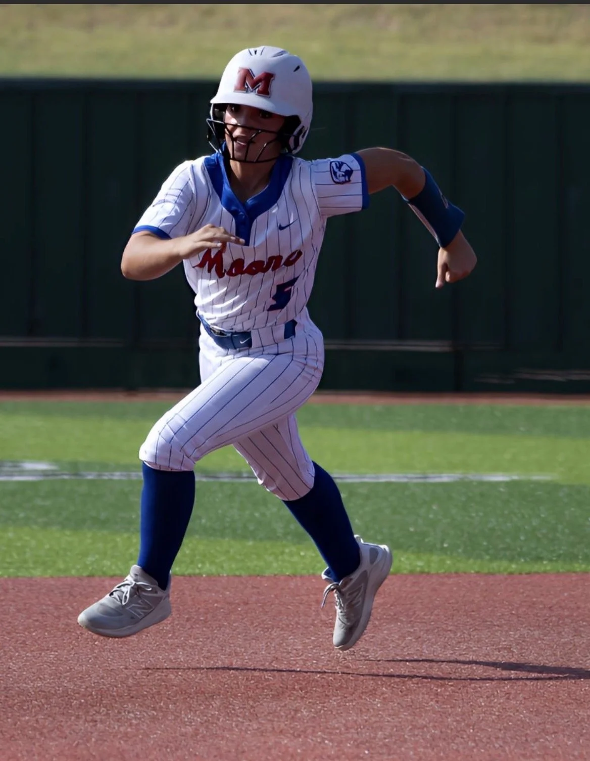 Payton Detweiler running the bases