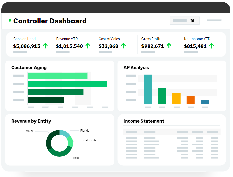 Sage Intacct reporting screenshot