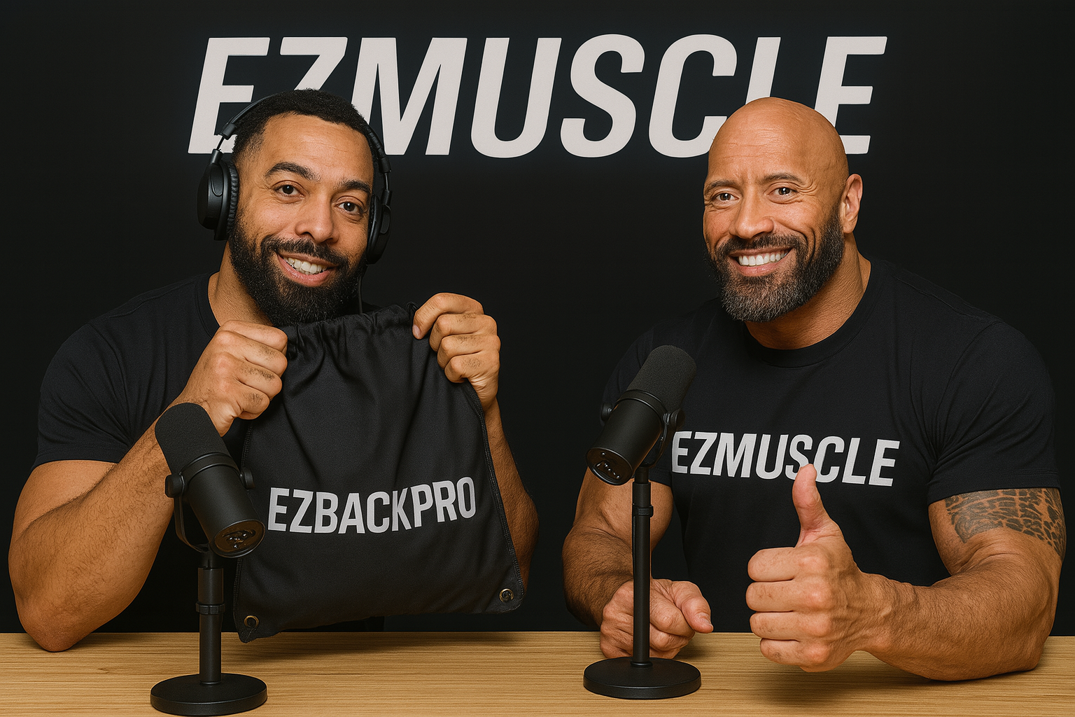 EZMUSCLE Performance Hub - The Rock and Anthony Teamup