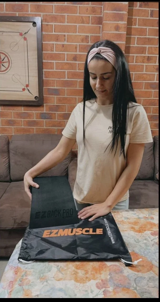 Client with EZBack Pro in training