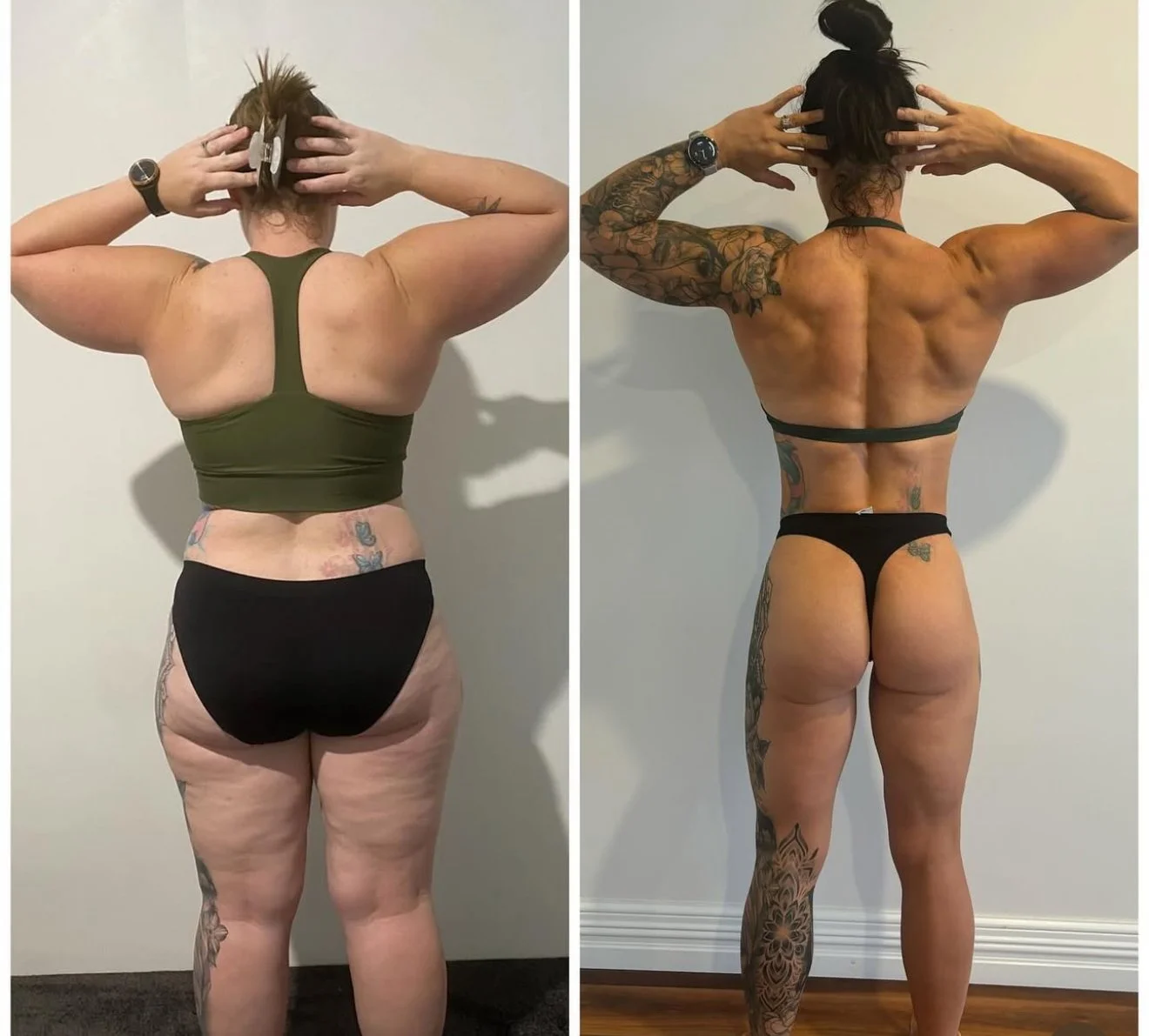 Back view transformation