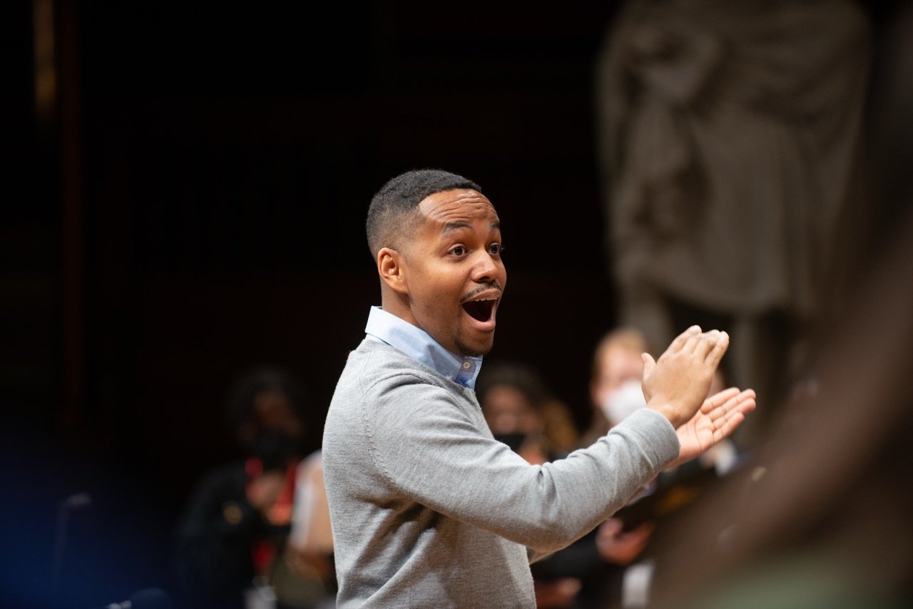 Dr. Marques L. A. Garrett conducting