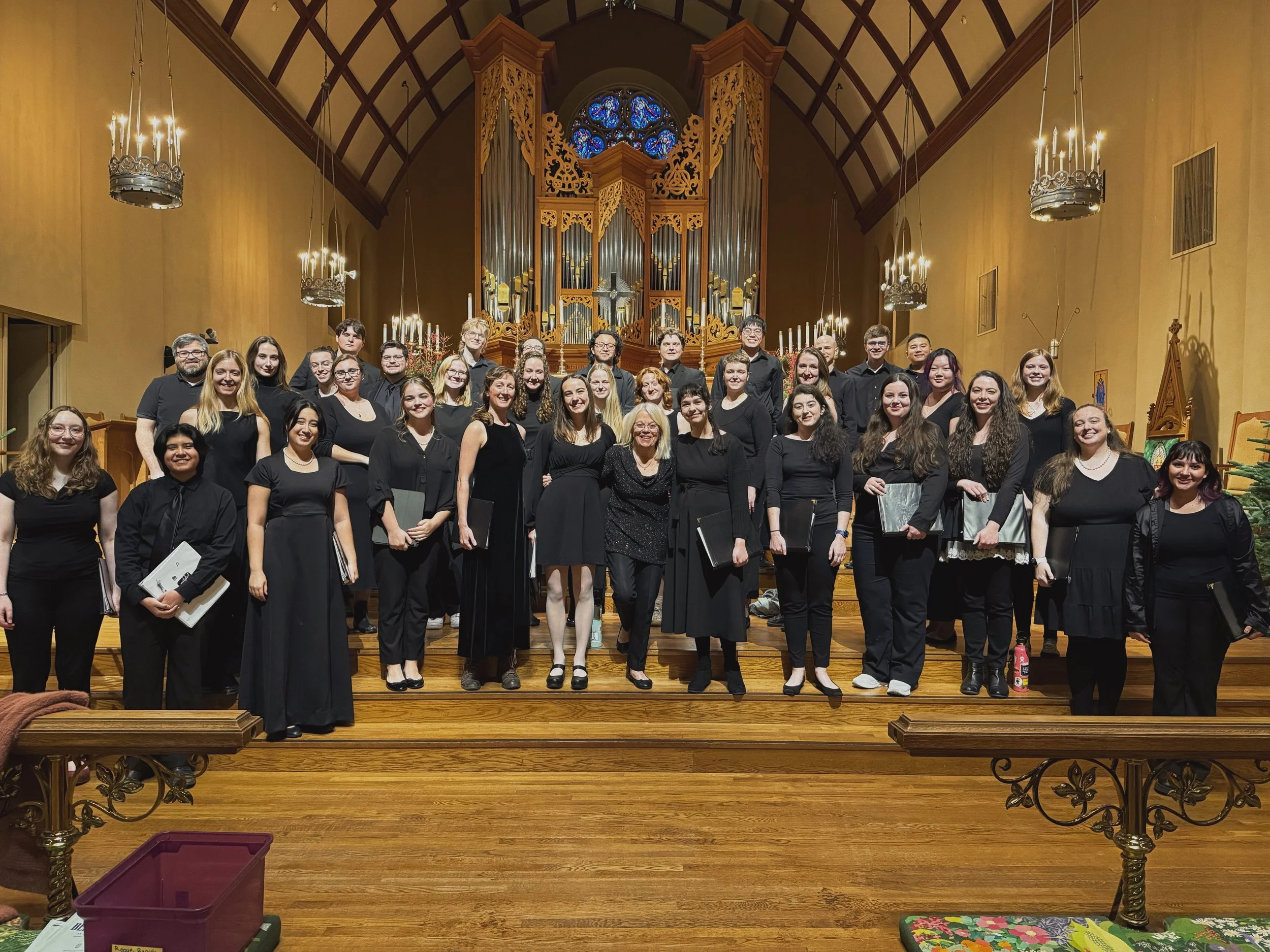 PYC singers performing at Trinity Episcopal Cathedral