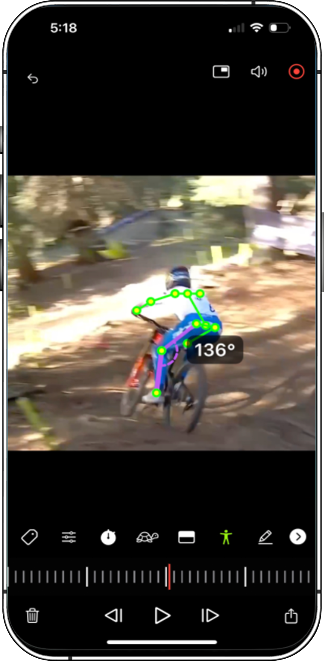 sportsense skeleton analysis