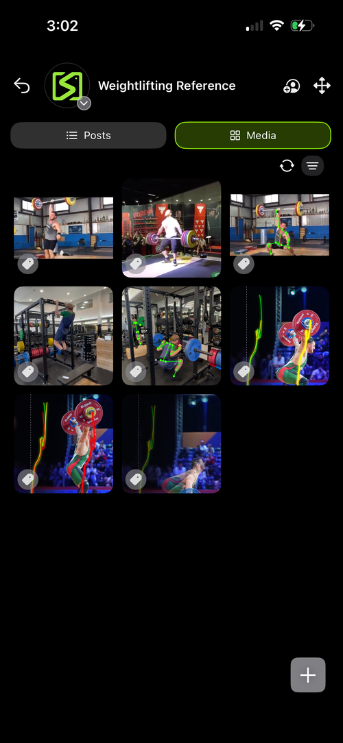 sportsense media library with skill overlays