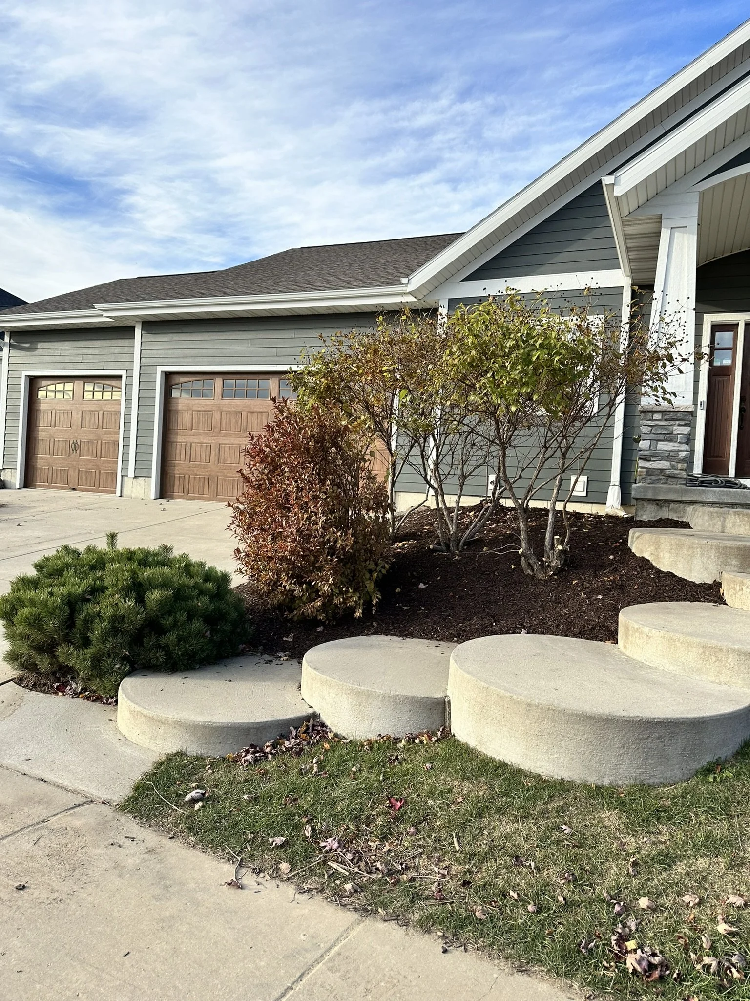 Landscape installation in Waunakee WI by YD Exterior Visions