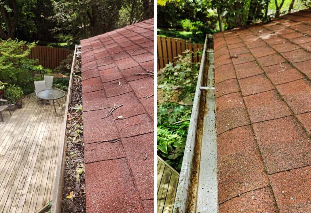 Gutter cleaning — Madison WI
