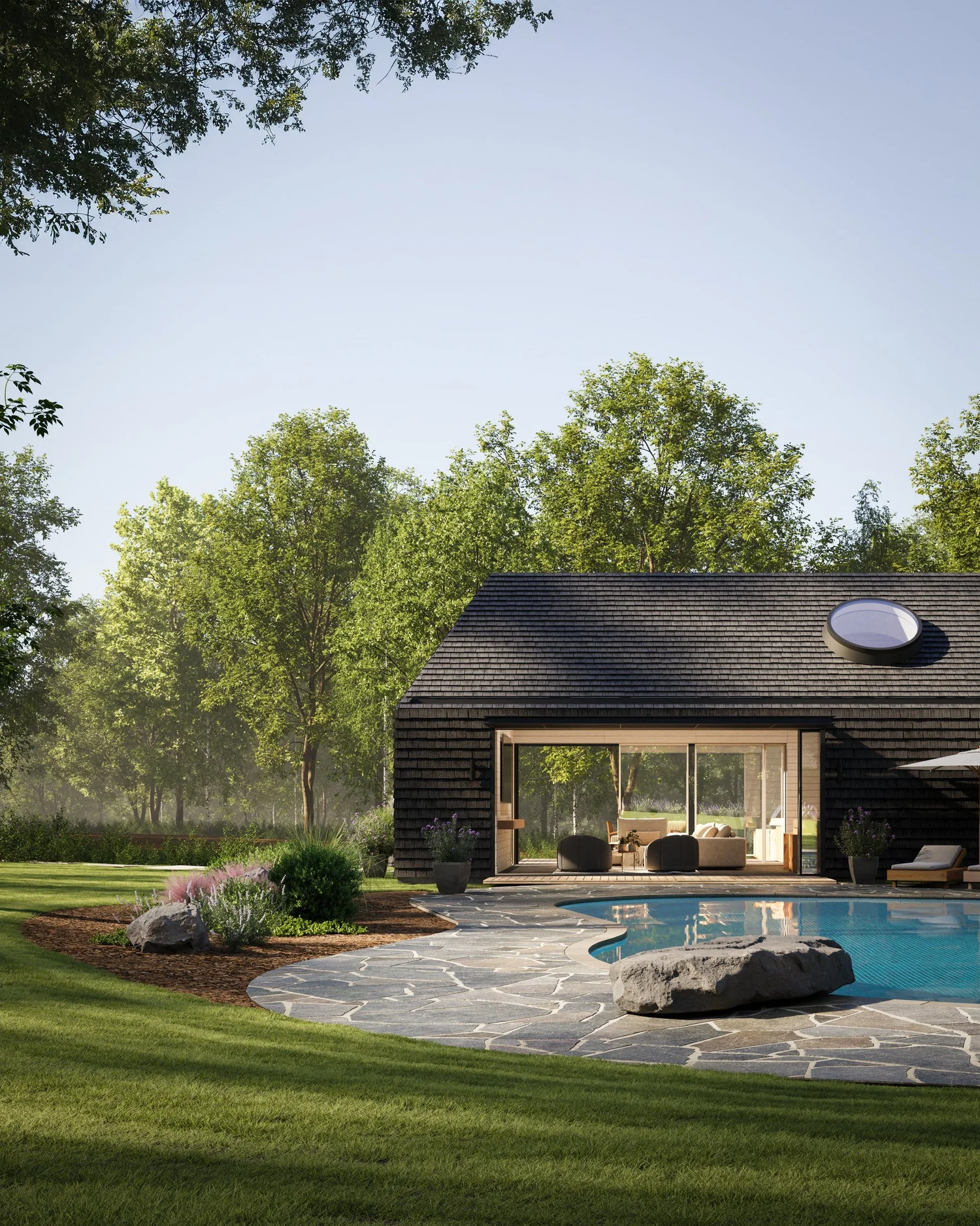 Stonehenge Pool House — visualization 3