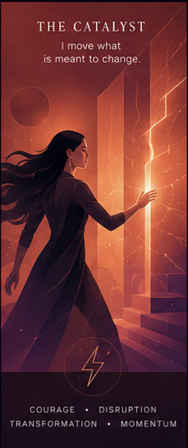 The Catalyst ‚Äî I move what is meant to change.