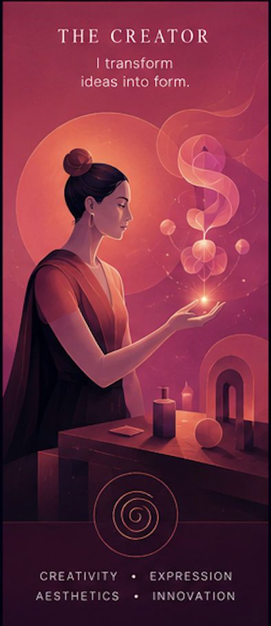 The Creator ‚Äî I transform ideas into form.