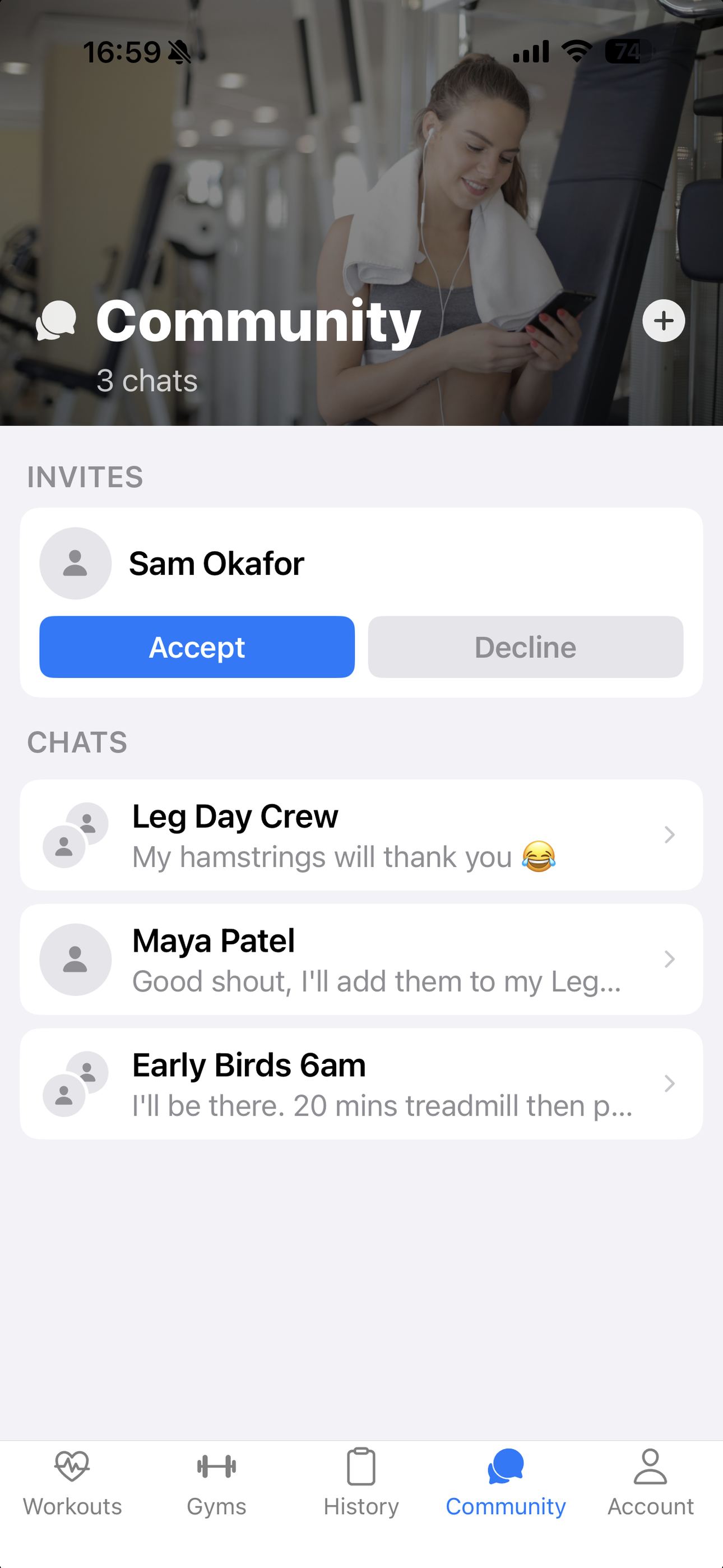 Community conversations for subscribers