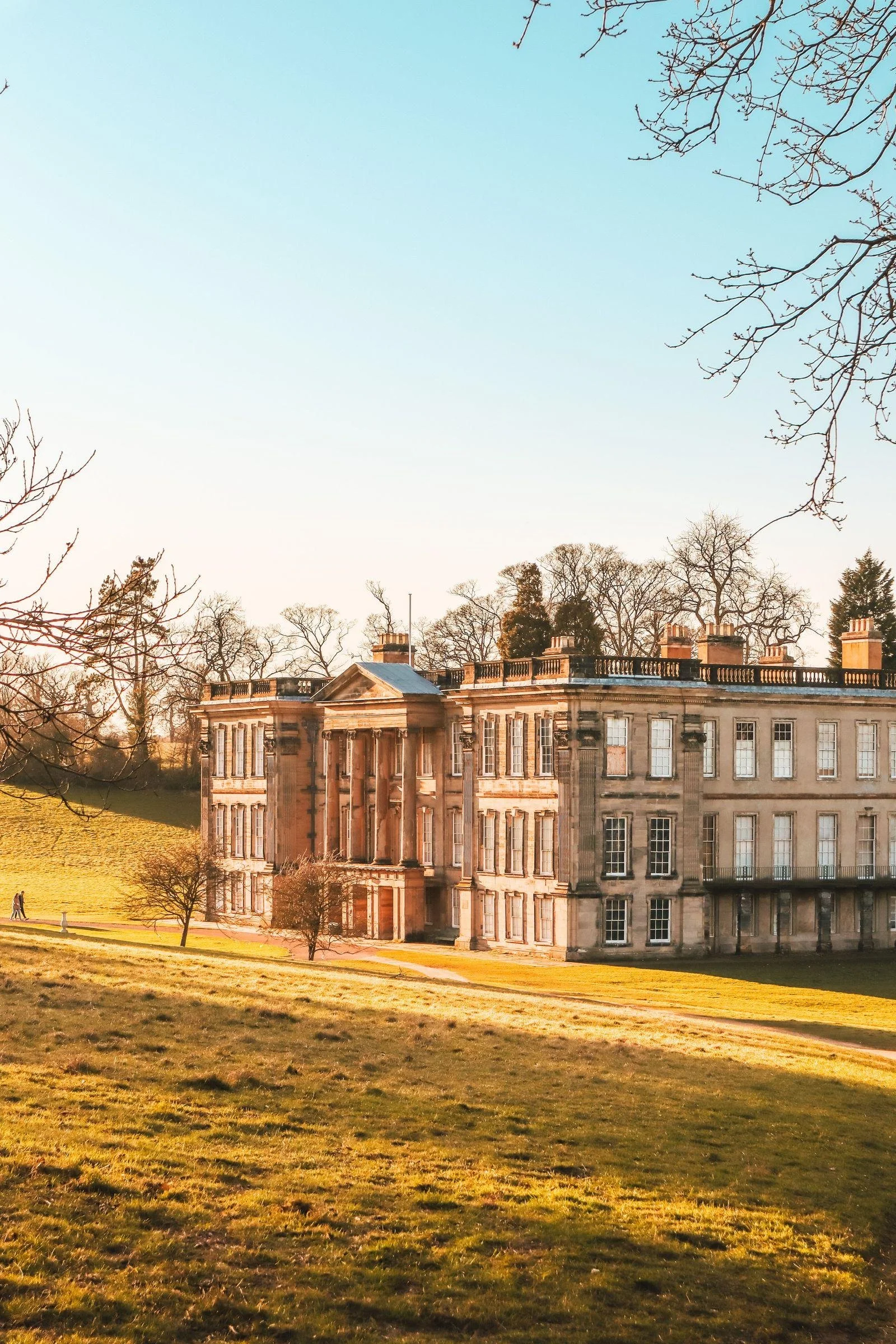 Calke Abbey and National Trust estate near Broadleaves