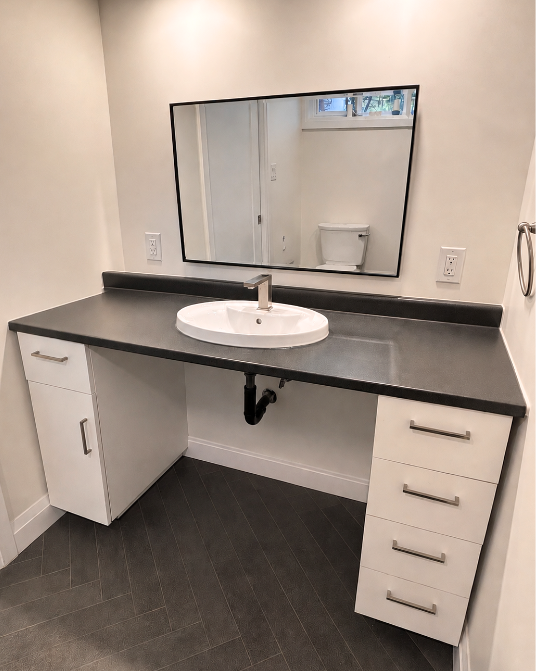 Accessible vanity