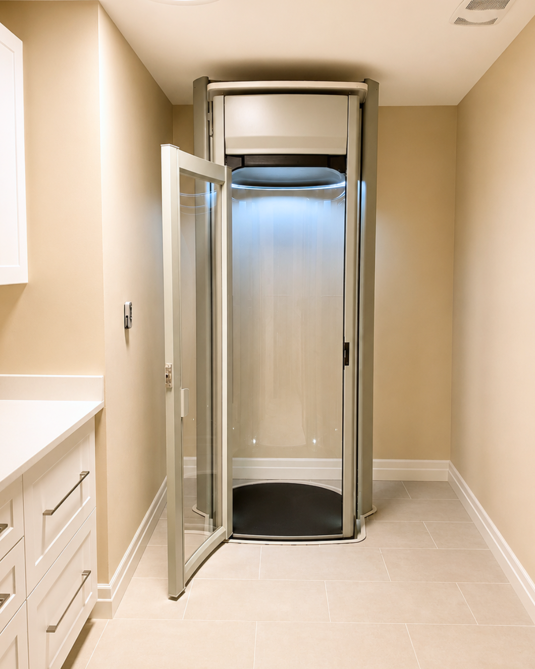 Residential lift closed