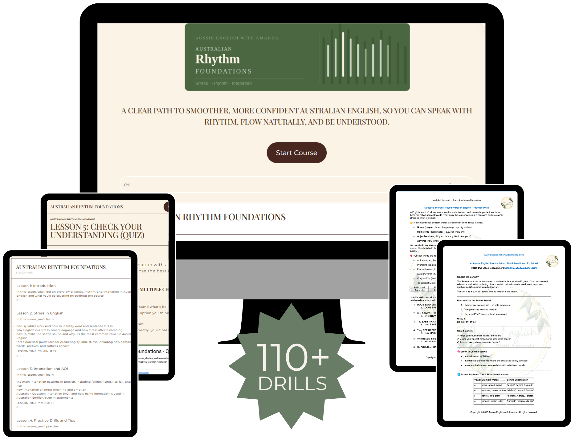 Australian Rhythm Foundations course mockup