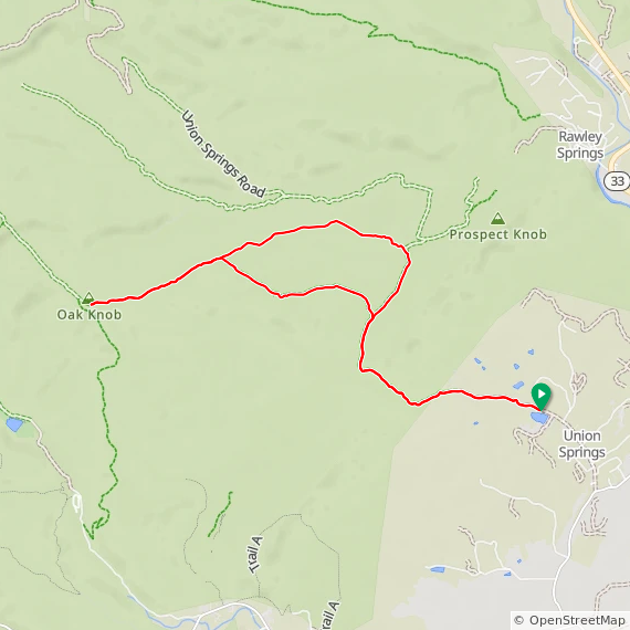 Mud Pond Oak Knob - 10.7 miles