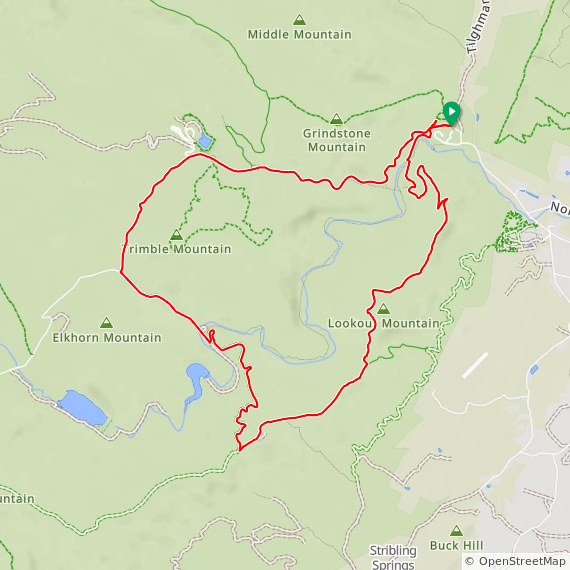 Lookout Mtn Loop - Long - 13.4 miles