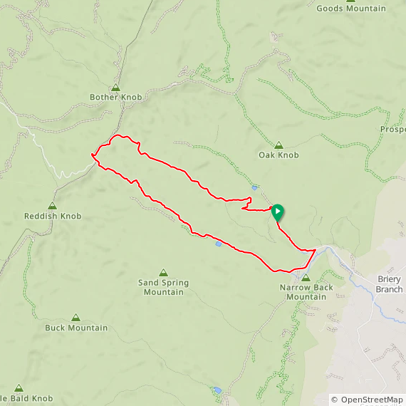 Hone Quarry Ridge Big Hollow - 16.1 miles