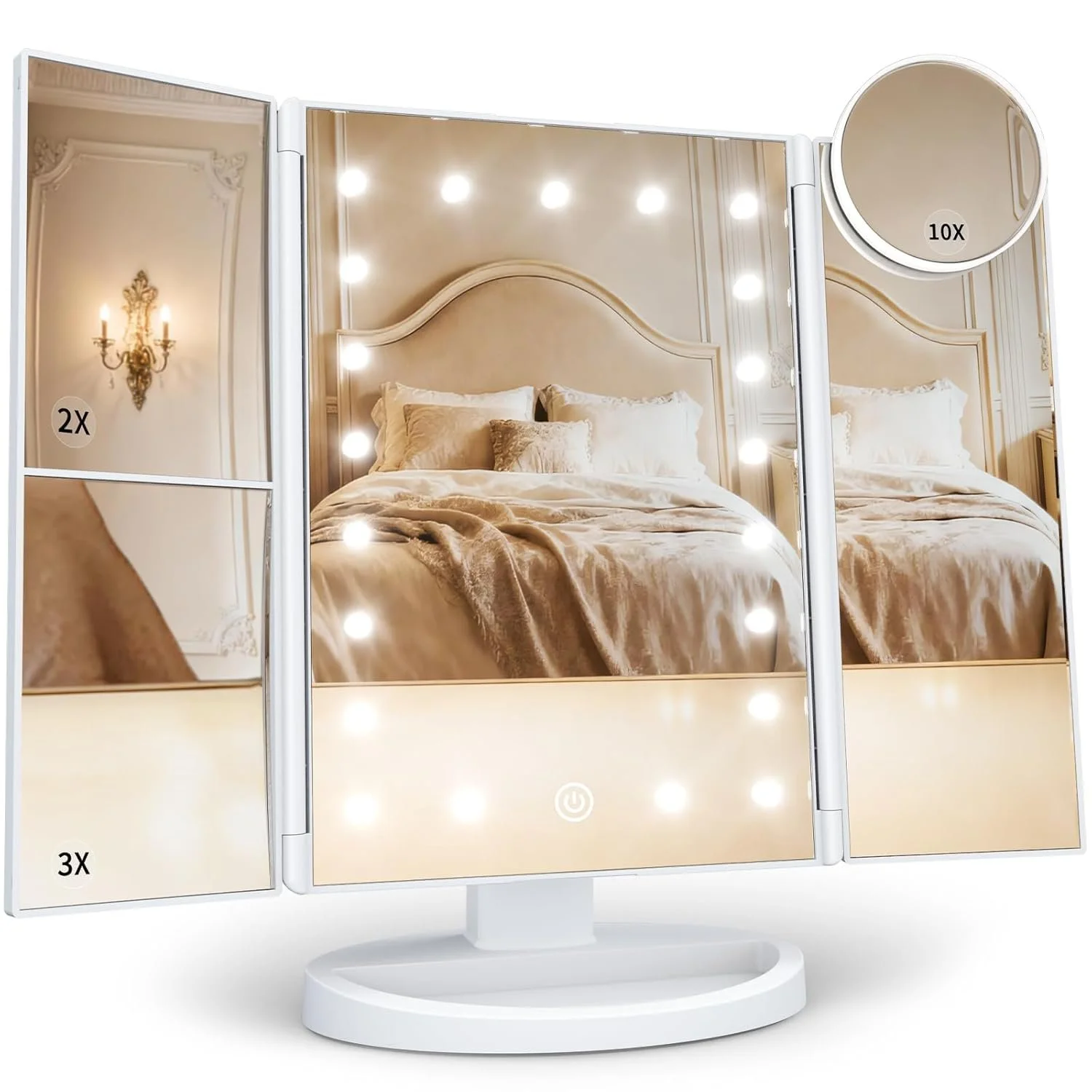 Hollywood-style LED vanity mirror, a quinceañera gift