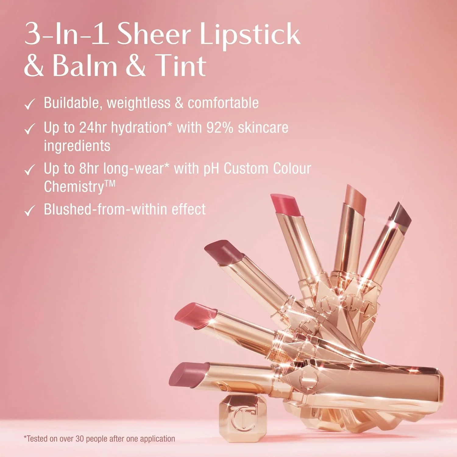 Charlotte Tilbury Pillow Talk blush balm lip tint, a quinceañera gift