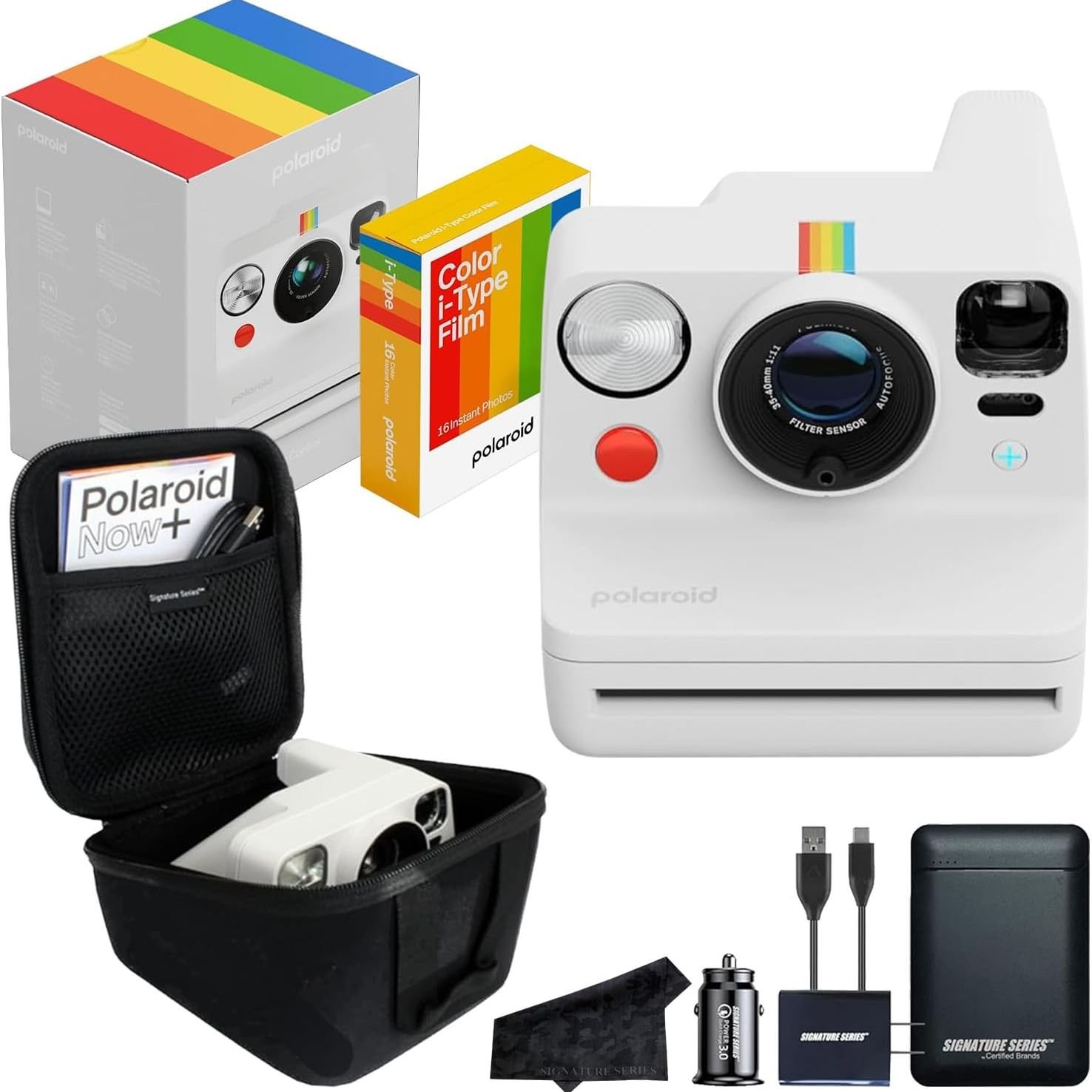 Polaroid Now+ instant camera, a quinceañera gift idea