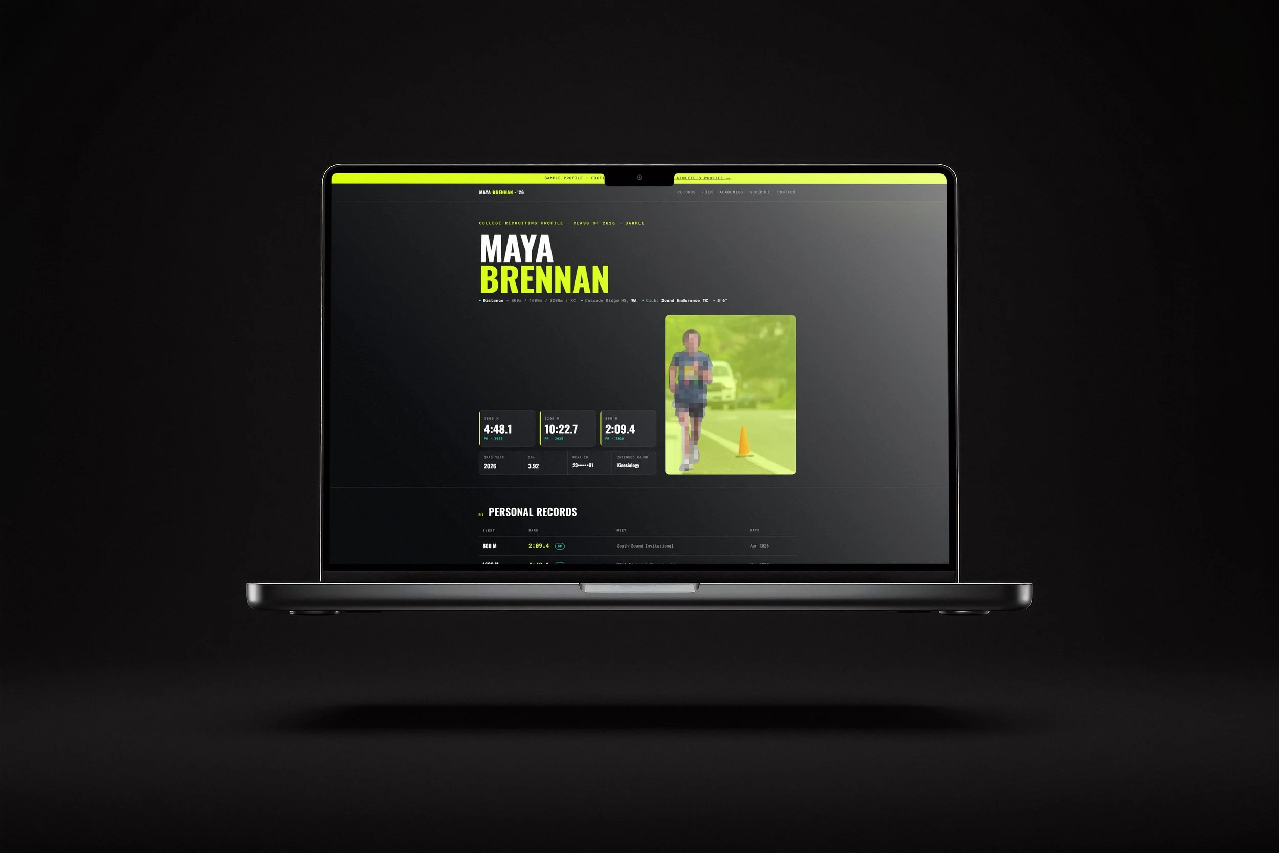 Recruiting Profile Template Preview