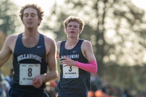 Jackson Fuller of Bellarmine Prep cross country. Photo by Russell Moore.