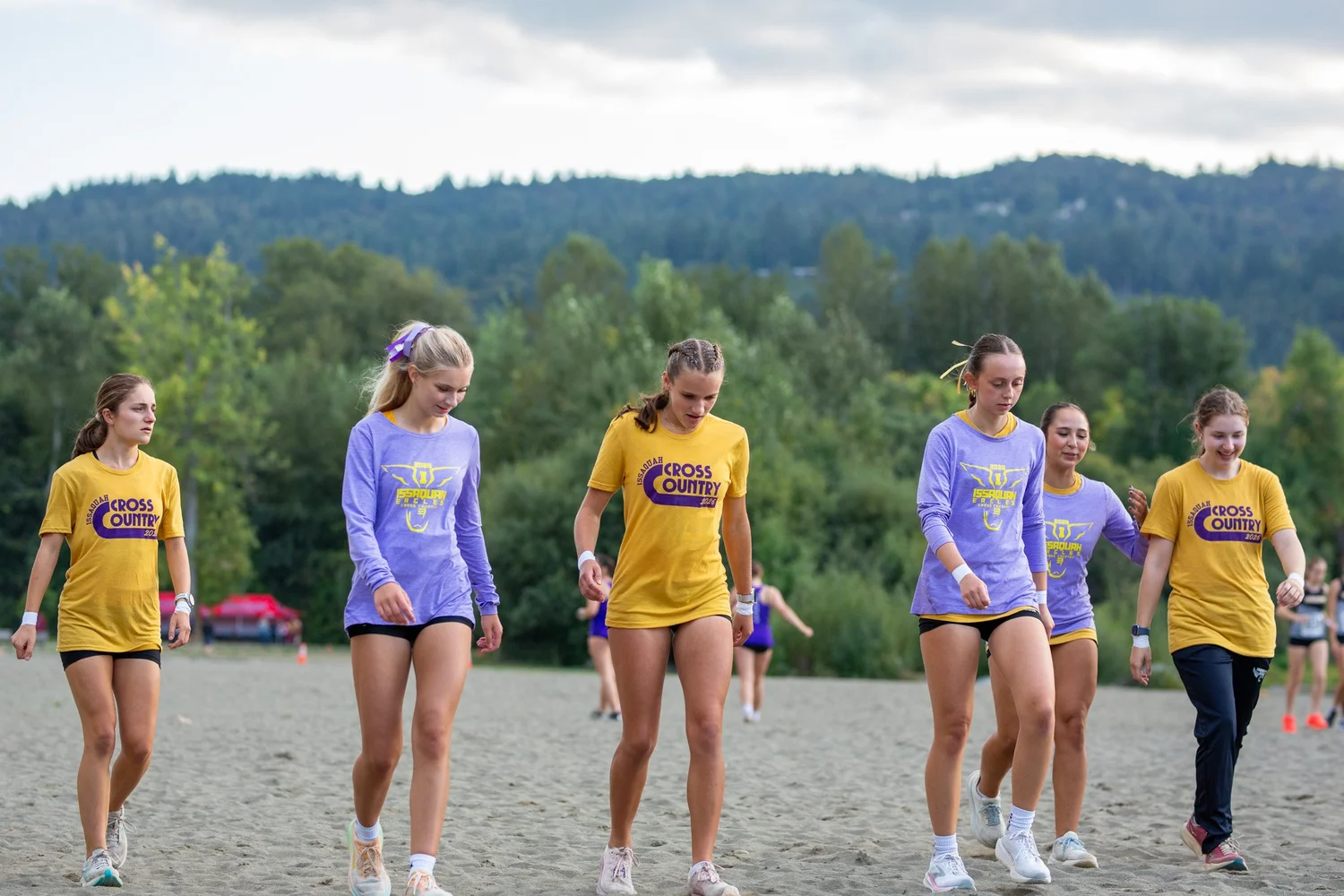 Issaquah cross country racing at the 2026 KingCo Class Races — Lake Sammamish State Park