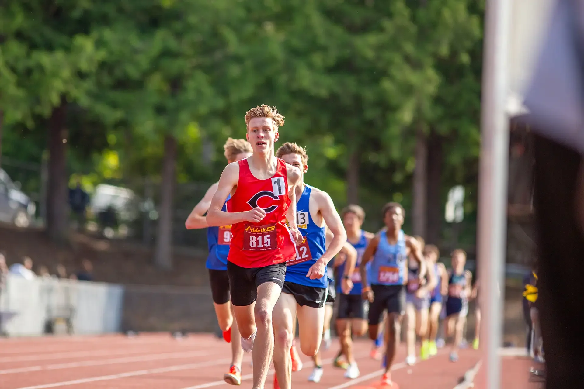 Athlete Coen Butler at District Championships 2026