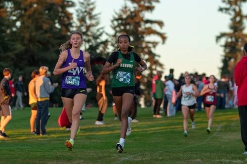 Kisanet Mearafu of Auburn cross country. Photo by Russell Moore.