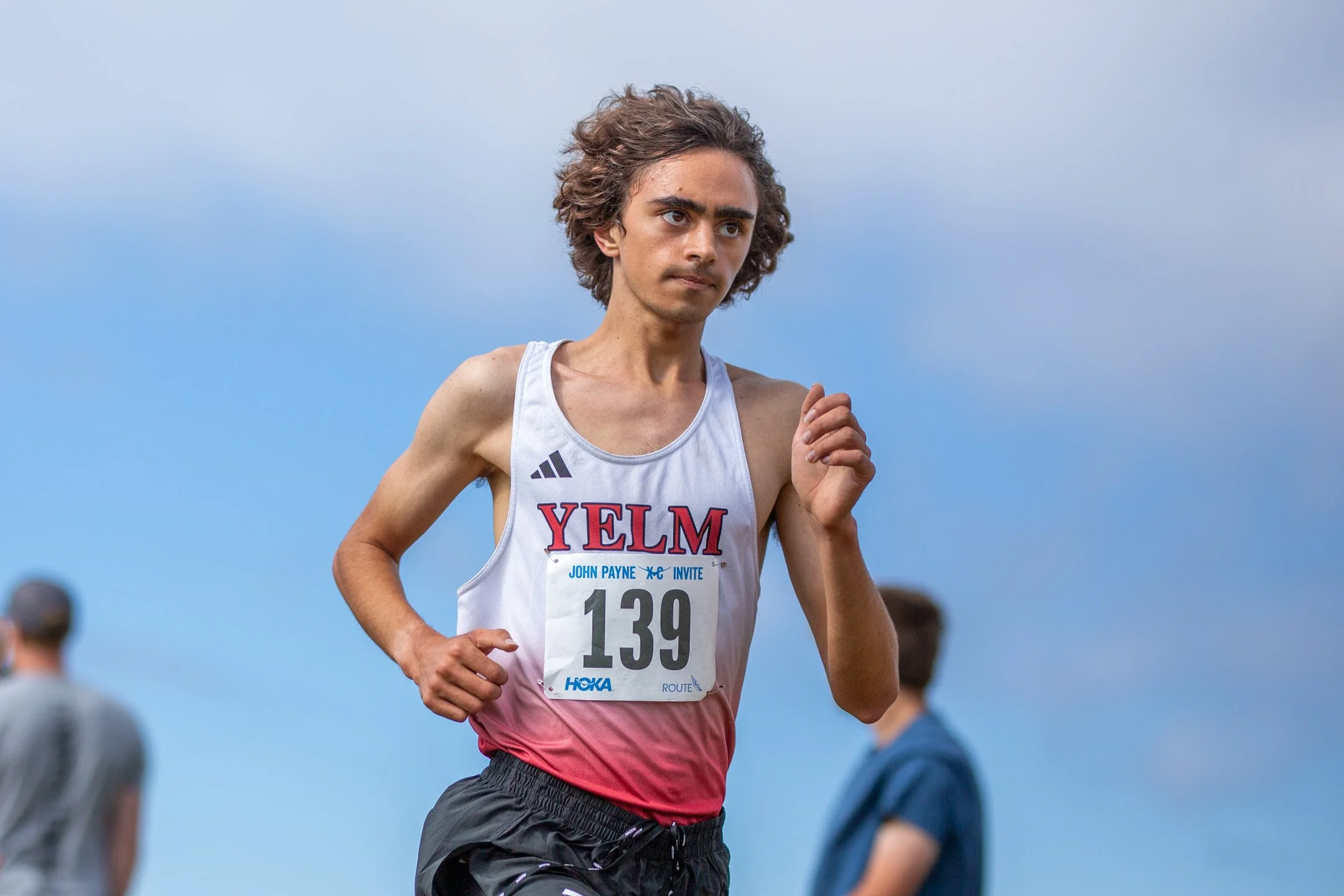 Marcos Andujar racing in the SPSL 4A 2026 cross country season