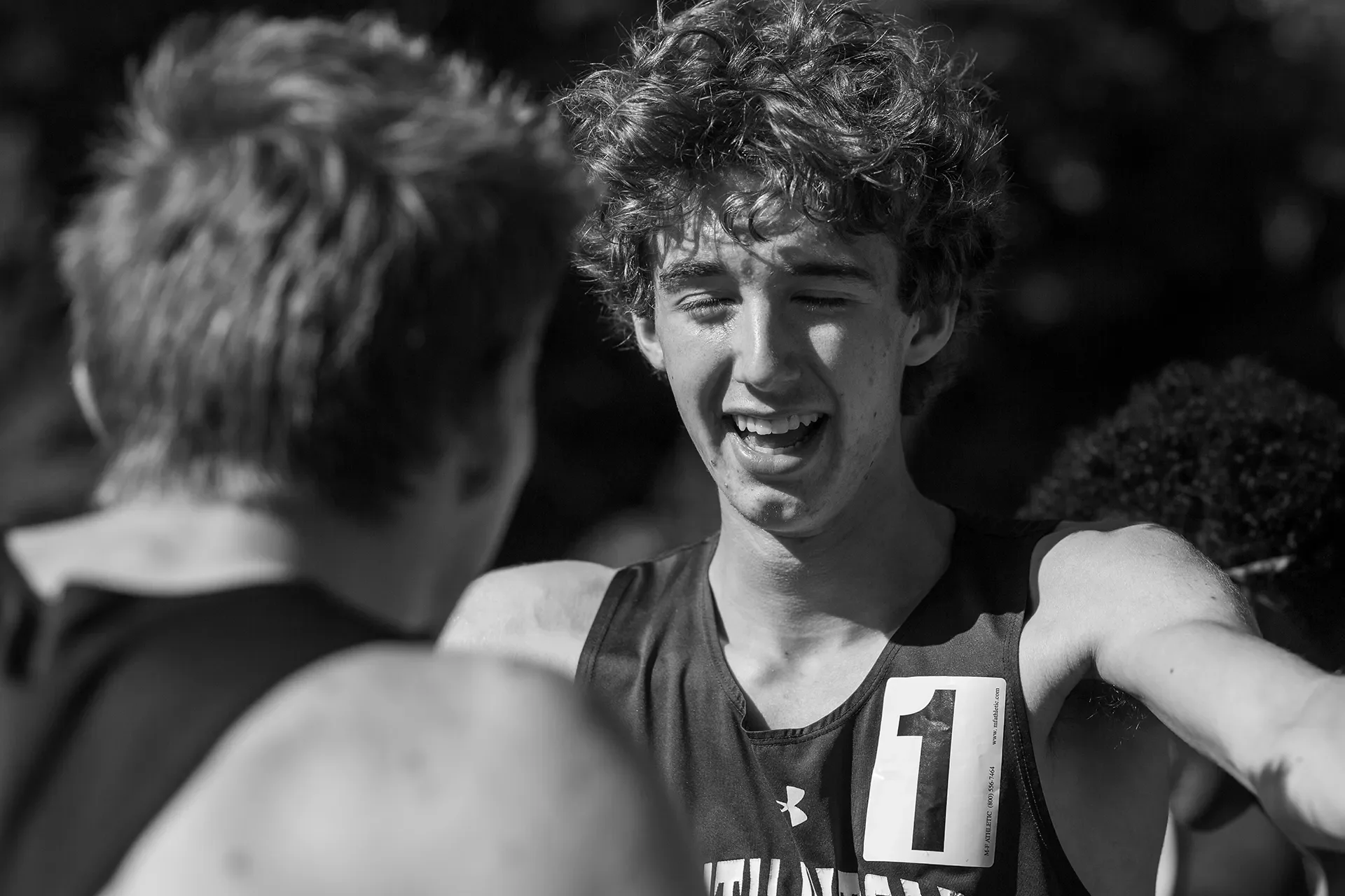 Cole Mausolf of South Kitsap before his race at the 2026 district championships