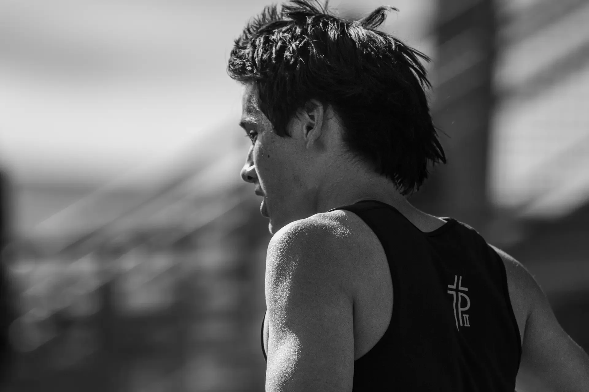 Gritty portrait of Washington high school track athlete