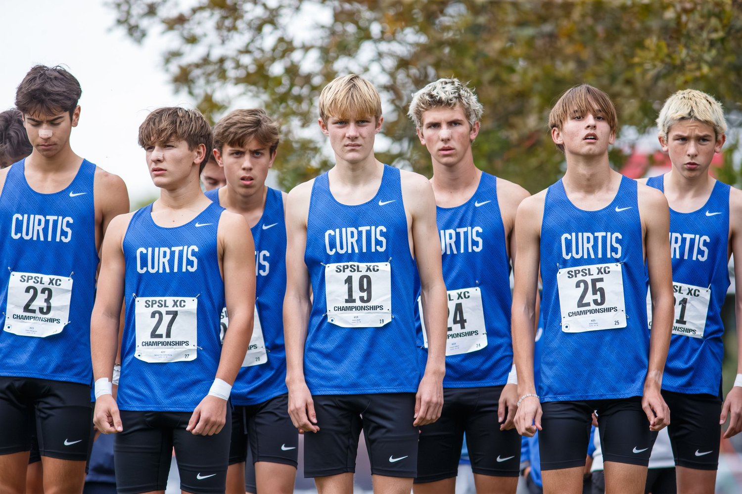 Varsity race at the SPSL 4A League Championship, Fort Steilacoom Park, Lakewood WA