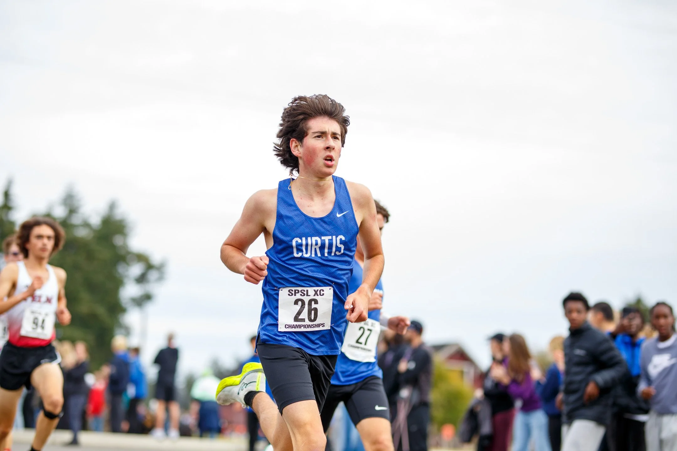 Jacob Ripoli racing in the SPSL 4A cross country season