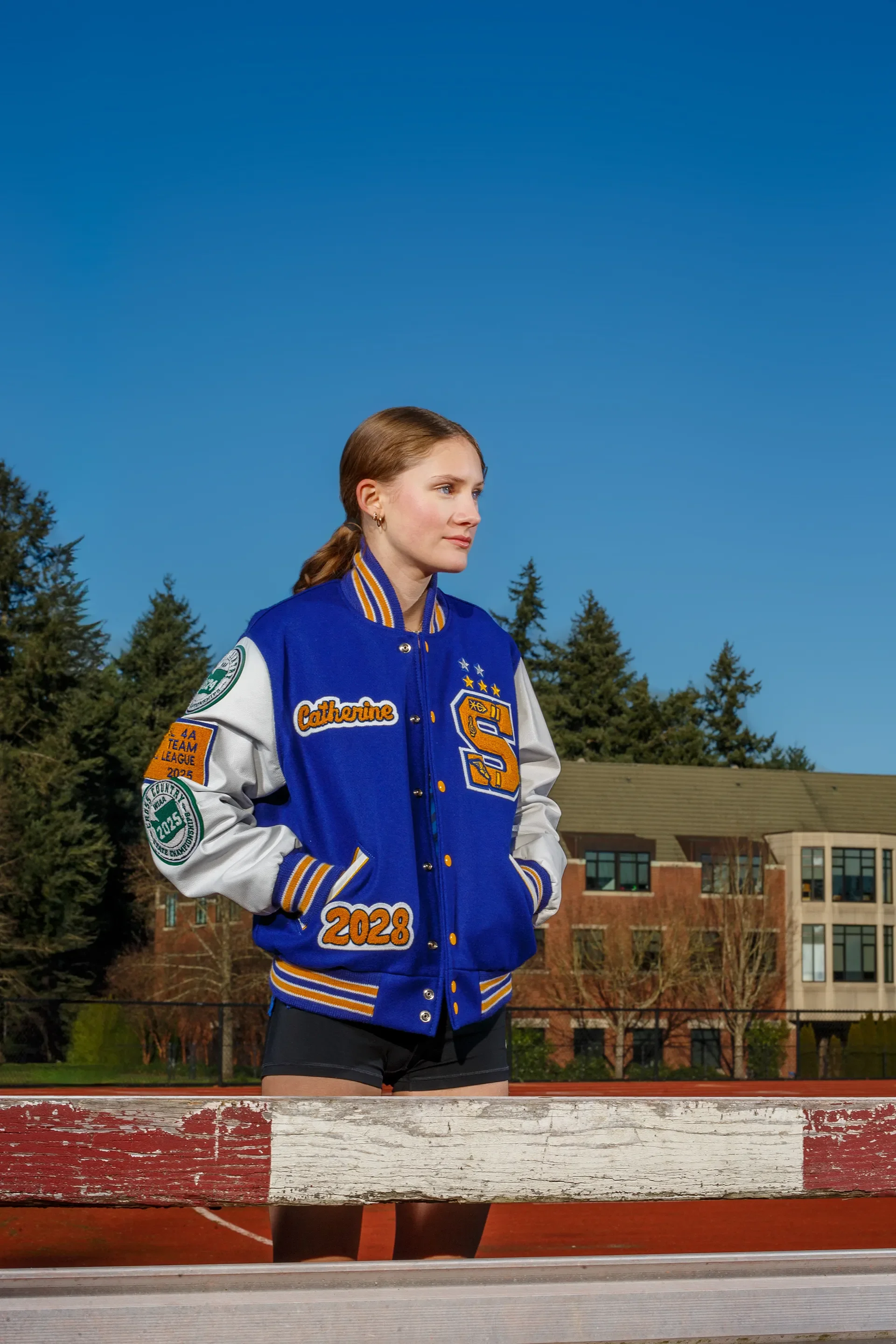 Catherine Harju, Stadium HS preseason track training