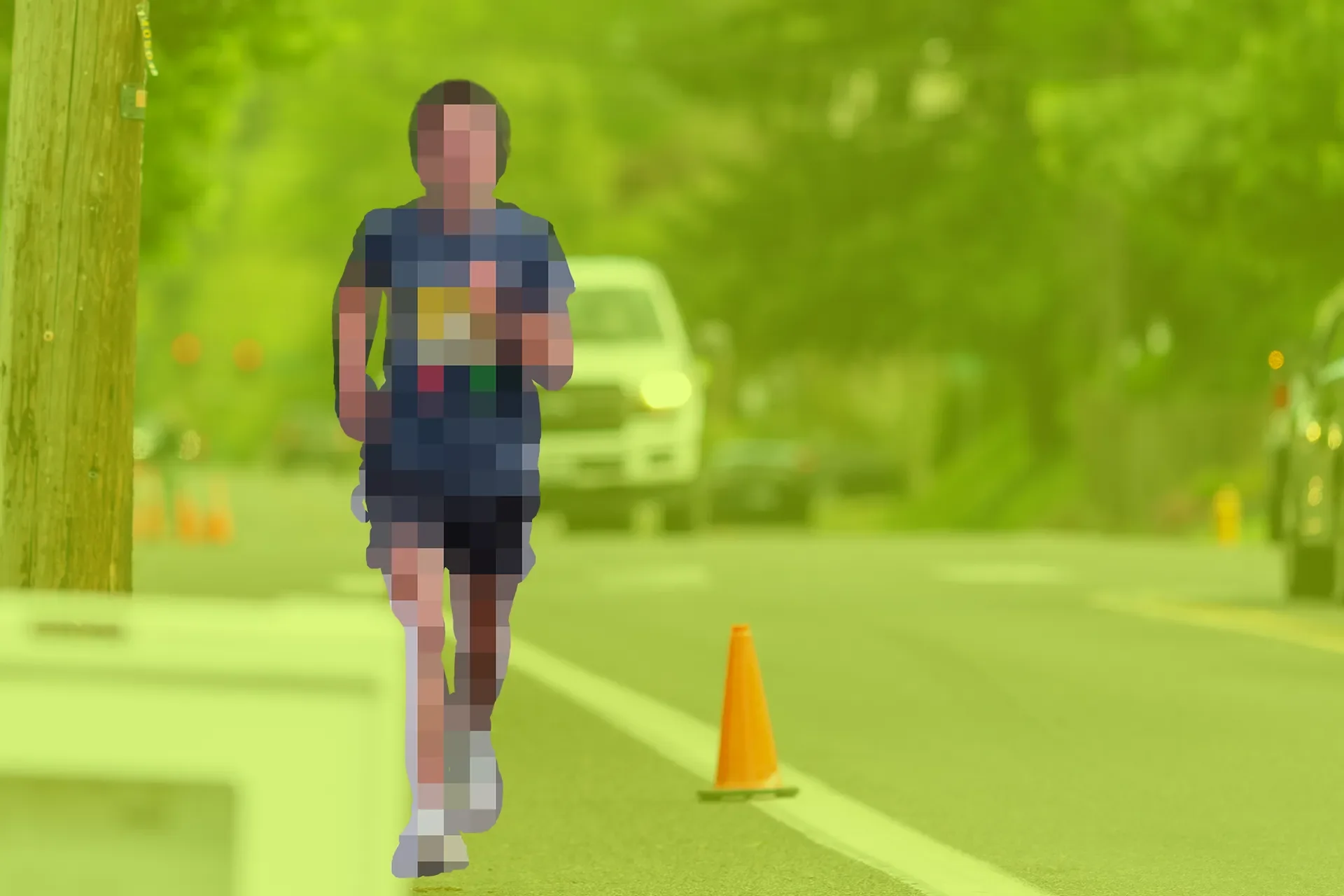 Fictional runner — sample profile photography by Russell Moore Photography