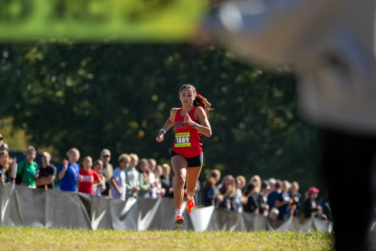 Sophia Rodriguez of Mt. Si running at the Nike Portland XC (2026)