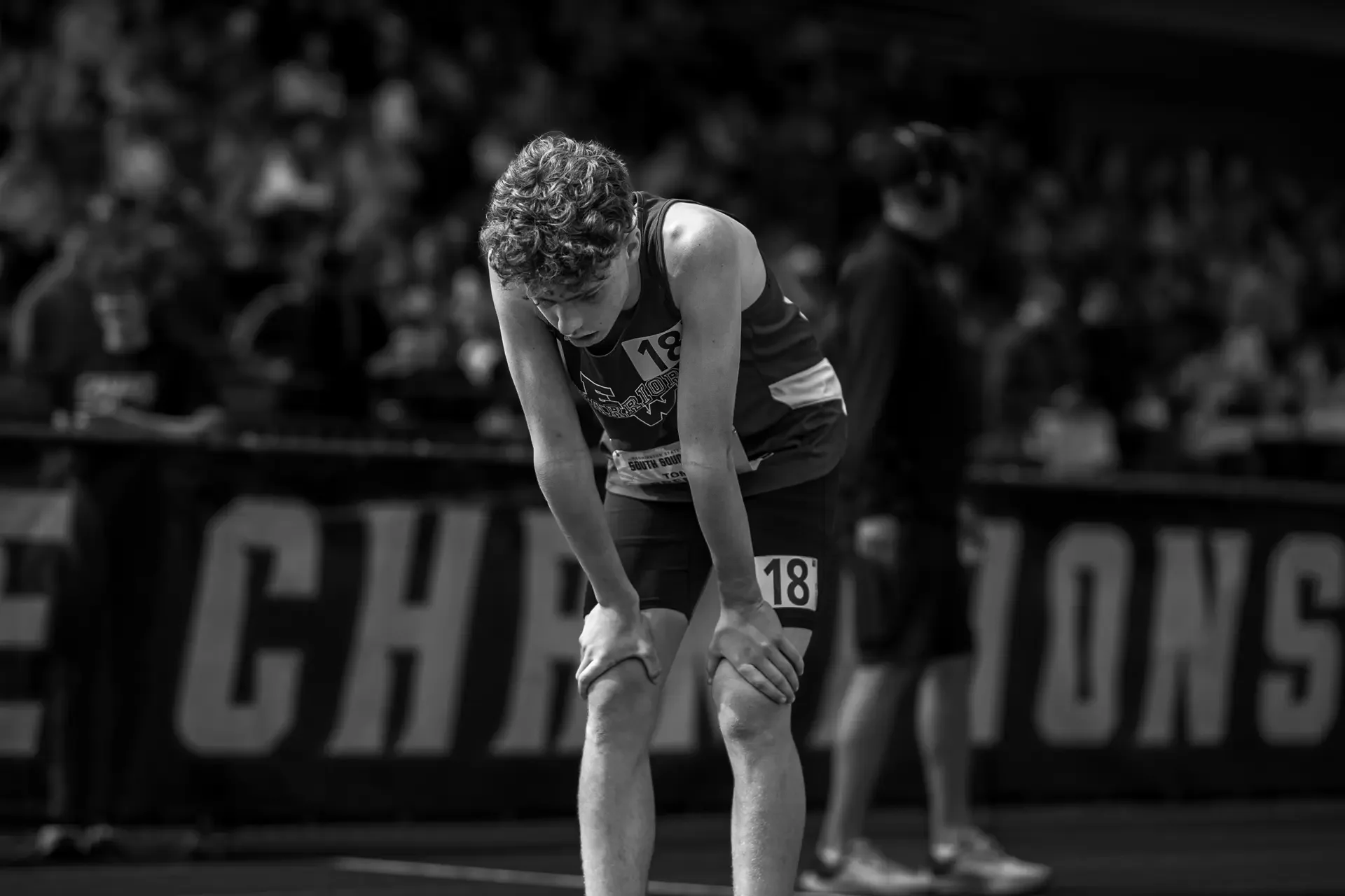 Olympia Commercial Sports Photography Track Athlete Recovery