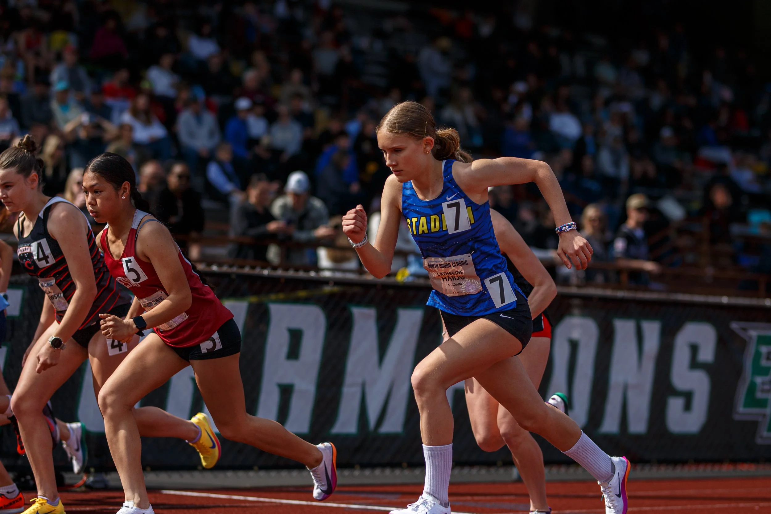 Catherine Harju competing at South Sound Classic